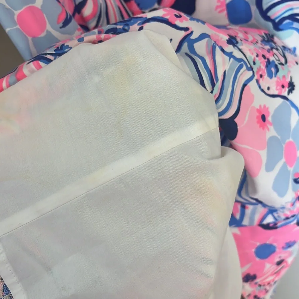 Puff sleeve Lilly Pulitzer sweetheart sheath dress - Picture 6 of 7